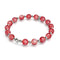 Roter Samt | Traumlandschaft Opal Armband
